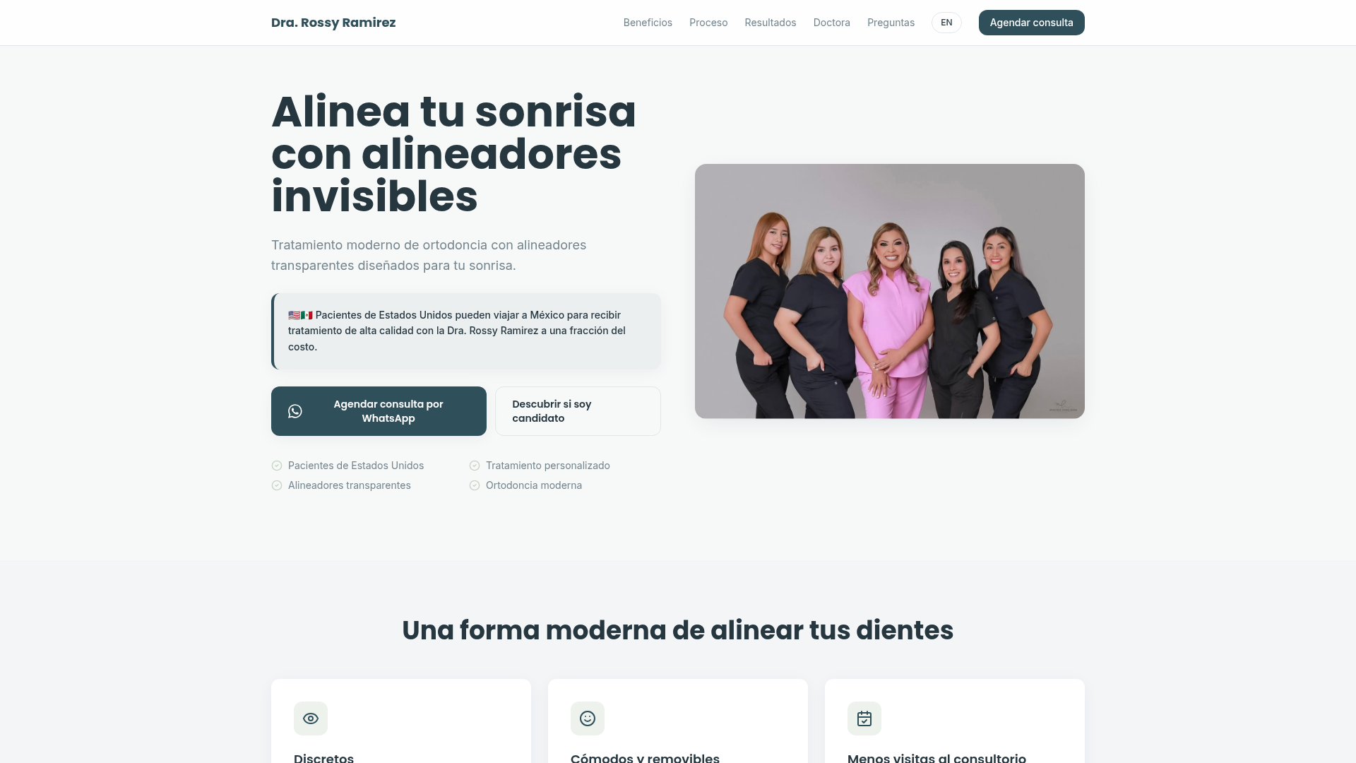 Dra. Rossy Ramírez — sitio web diseñado por She Brands It