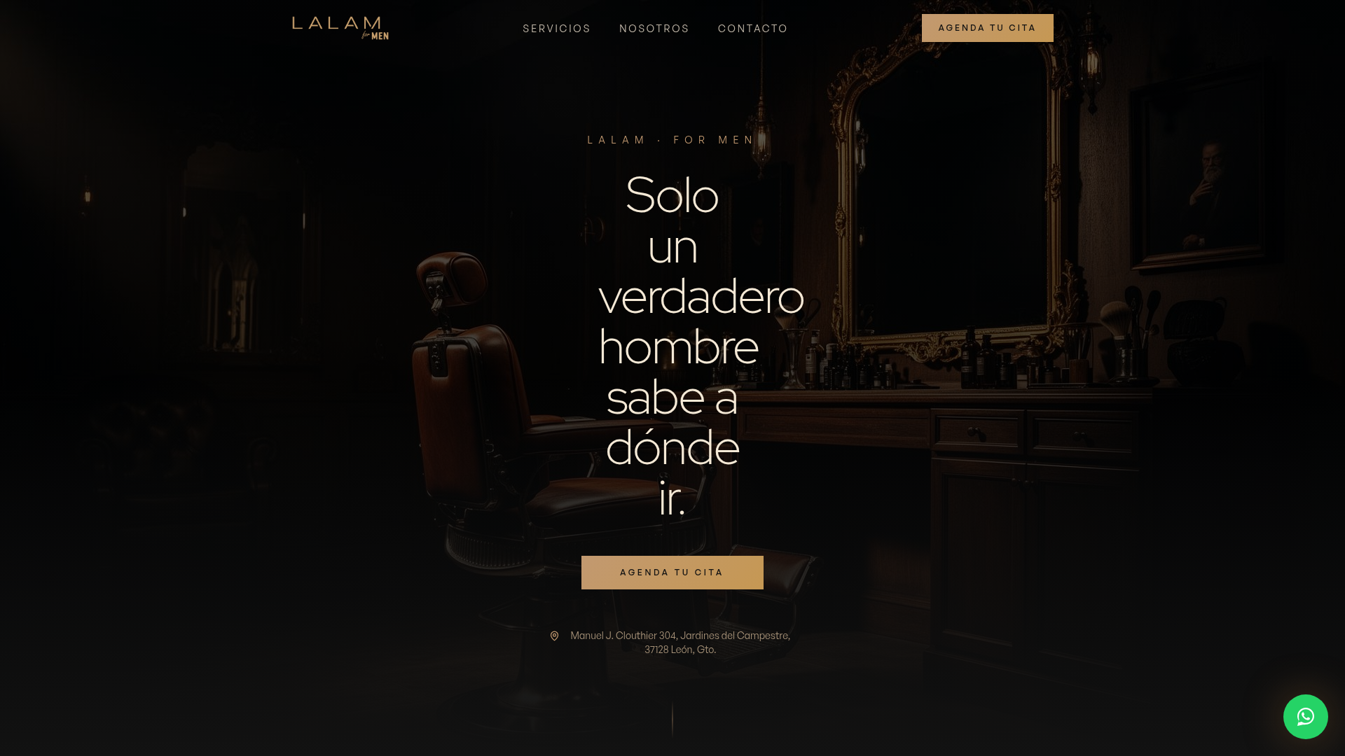 Lalam For Men — sitio web diseñado por She Brands It